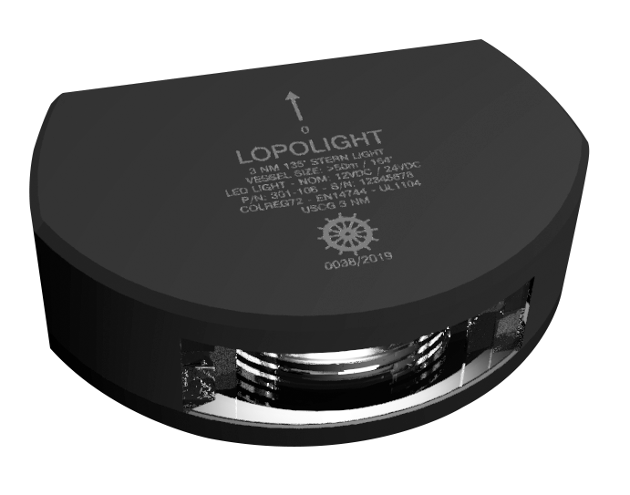 3nm Stern, dimmable, vertical mount